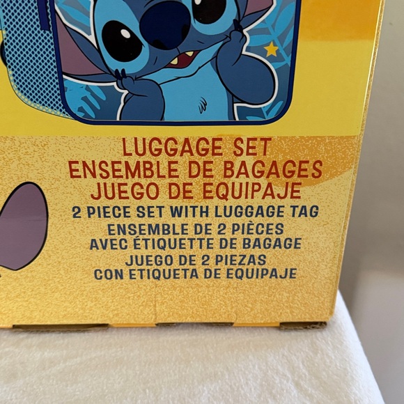 Stitch 2- piece Luggage Set with Backpack & Tag - Spinner Wheels Hard-Sided - Picture 7 of 8